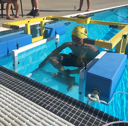 Underwater weighing at CSU Stanislaus